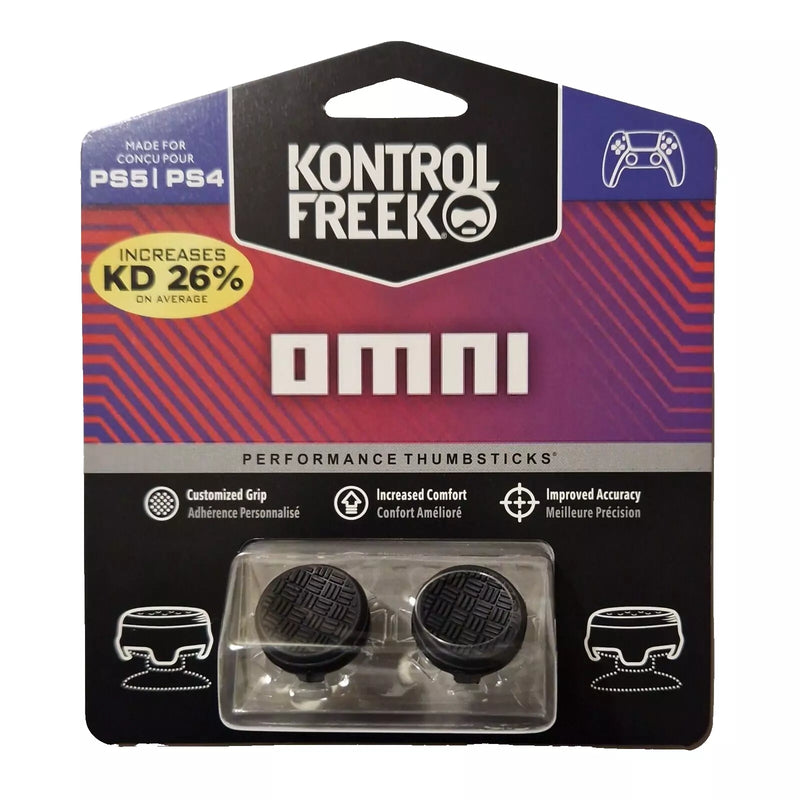 KontrolFreek FPS Freek OMNI Grey PS5 / PS4 Performance Thumbsticks Thumb Grips (4 PRONGS)