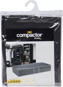 Compactor Black Extra Flat Underbed Storage Case Anti-Dust W45xL95xH18cm
