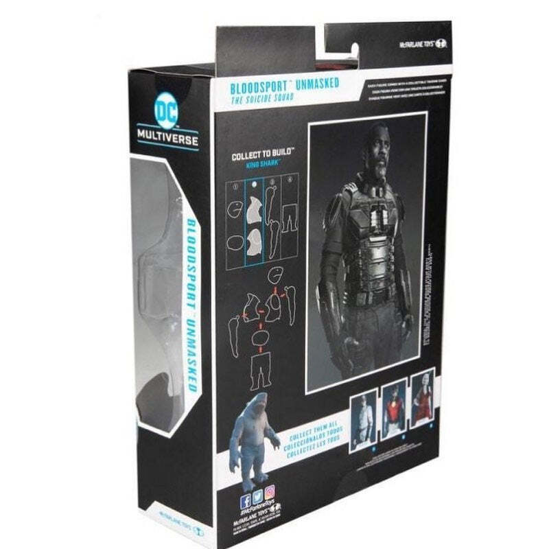 McFarlane Toys DC Suicide Squad Bloodsport (Unmasked) 7" Action Figure (BAF)