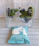 Small Fish Tank + Sky City Suspended Coral & Rock Landscape Glass Aquarium - 6L