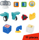 Baby Einstein Connectables 11pc Set STEAM Magnetic Blocks Submarine & Plane Toy