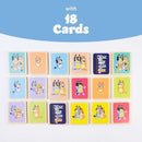 Bluey Wooden Memory Game Matching Pairs Kids Educational Toy 48 Piece Set