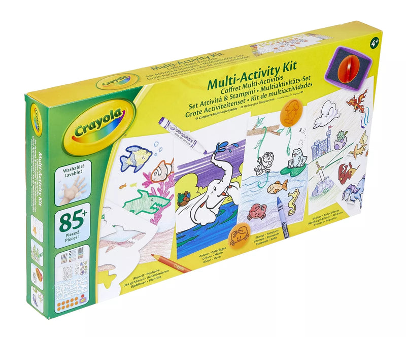 Crayola Deluxe Creative Multi Activity Kit 85+ Pcs Colouring Set New Xmas Toy 4+