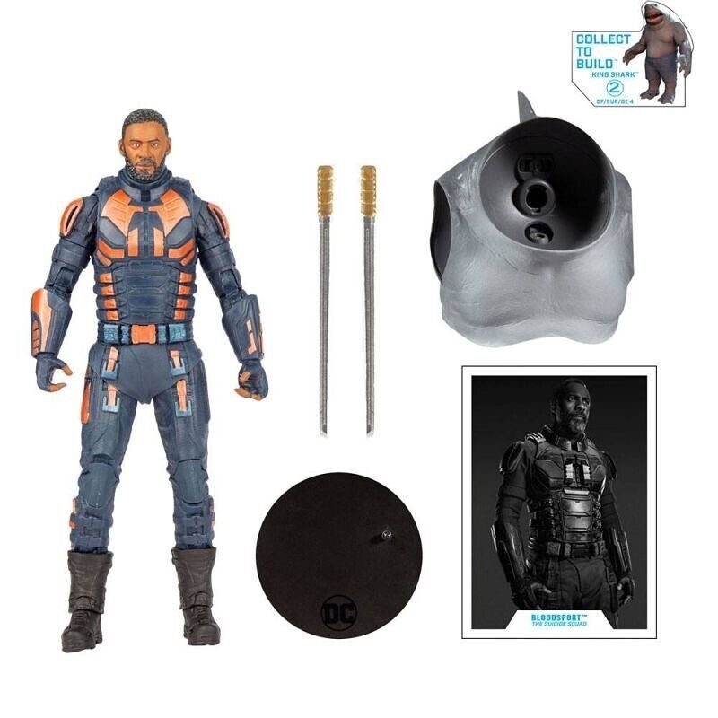 McFarlane Toys DC Suicide Squad Bloodsport (Unmasked) 7" Action Figure (BAF)
