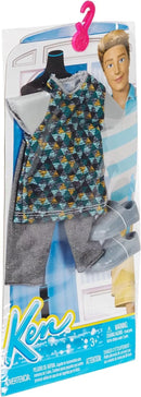 Mattel Barbie Ken Fashion Casual Top, Cropped Pants & Grey Shoes - DHB39 NRFP
