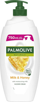 Palmolive Naturals Milk & Honey Shower Cream 750ml Moisturising 2 Pack