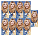 Schwarzkopf LIVE P122 Perfect Peach Hair Dye Multipack Semi Permanent 8 Washes