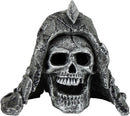 Share Classic Skull with Helmet Aquarium Ornament Fish Tank Resin Cave Decoration