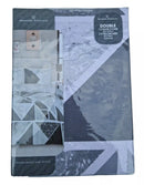 GC GAVENO CAVAILIA Metalic Marble Duvet Cover Reversible Triangle Bedding DOUBLE