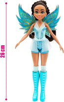 Share Winx Club Aisha Fairy Doll 27cm With Glitter Wings Accessories & Poseable Joints