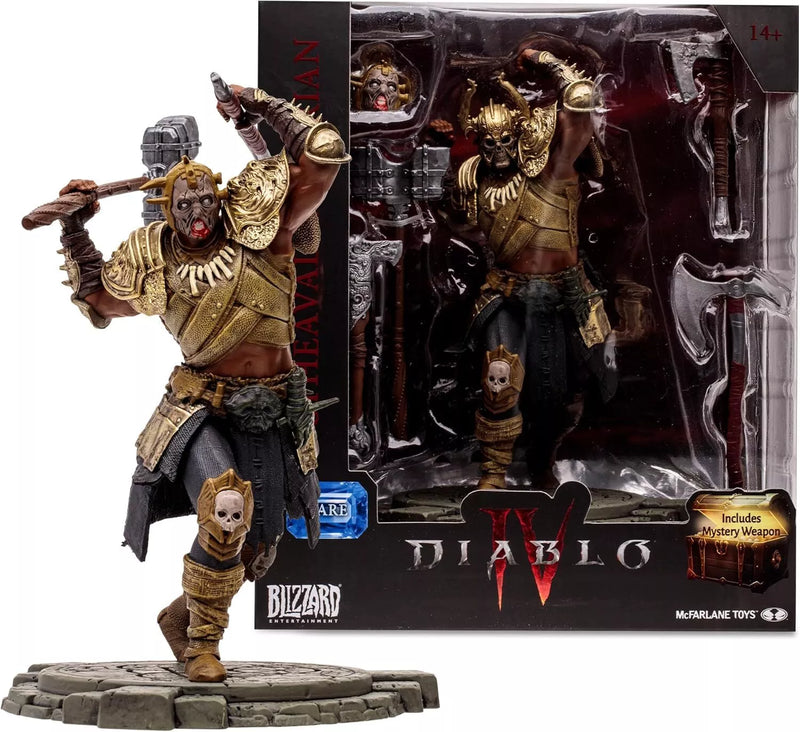 McFarlane Toys Diablo IV Upheaval Barbarian (Rare) 1:12 Scale Posed Figure