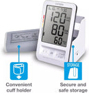 CITIZEN CHU456 Digital Blood Pressure Monitor For Upper Arm + Cuff Storage