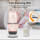 5in1 Baby Bottle Warmer & Steriliser LCD Timer Smart Temp BPA-Free Fits All