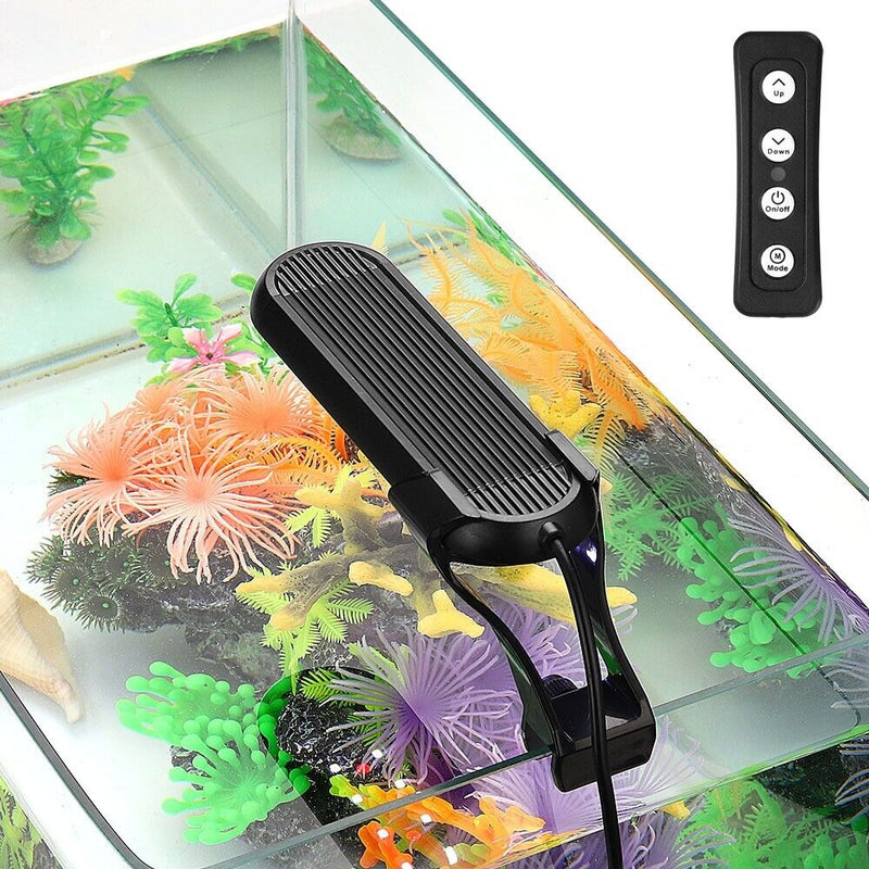 Fish Tank Lights 6W Bright LED Aquarium Light USB 14 Light Modes Lamp + Remote