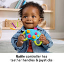 Fisher-Price Level-Up Little Gamer Gift Set Baby Rattle Teether 3+ Months HYR57
