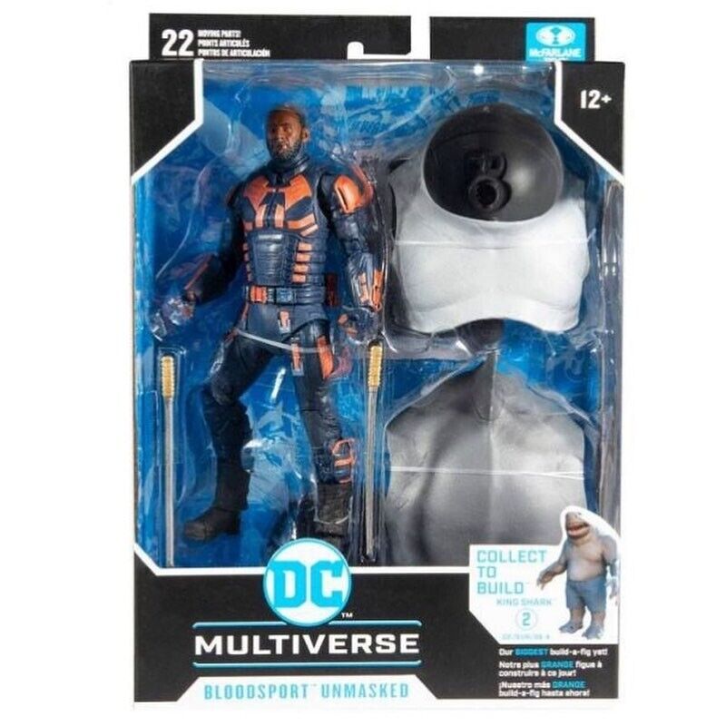 McFarlane Toys DC Suicide Squad Bloodsport (Unmasked) 7" Action Figure (BAF)