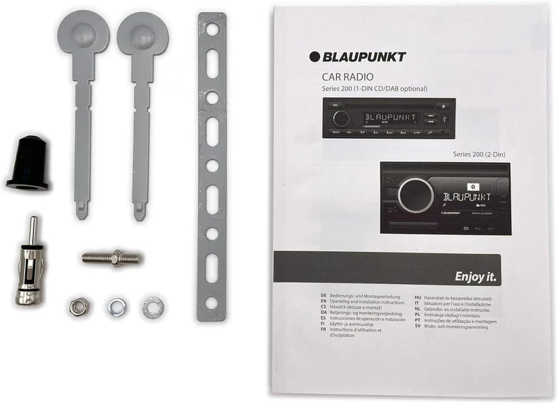 Blaupunkt Milano 200 BT Car Stereo CD Player Bluetooth USB AUX Retro Radio