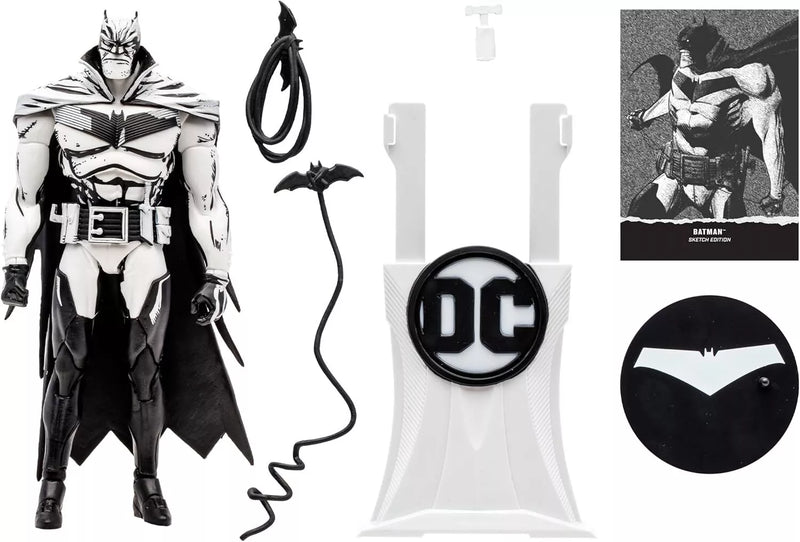 DC Multiverse Batman White Knight Sketch Edition (Gold Label) 7" Action Figure