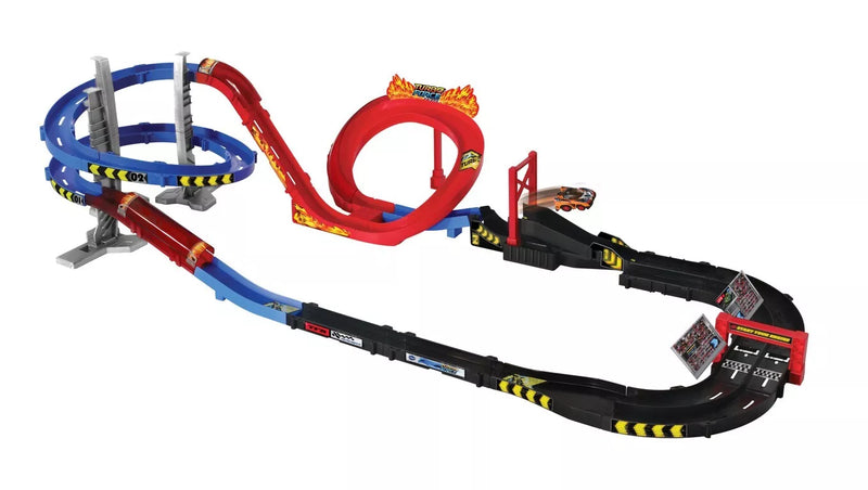 VTech Turbo Force Racers Car Race Track Kids Play Set Remote Control
