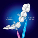 Piksters Interdental Brushes Size 1 Purple 0.45mm 40 Pack Dental Cleaning Tool
