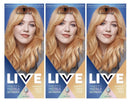 Schwarzkopf LIVE P122 Perfect Peach Hair Dye Multipack Semi Permanent 8 Washes