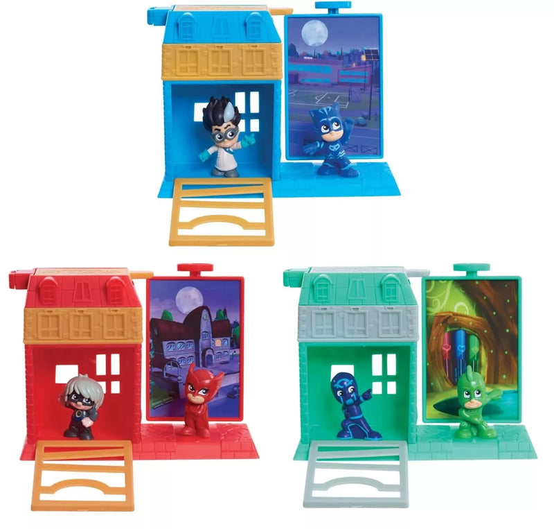 Giochi Preziosi PJ MASKS Trap & Escape Playset - Gekko, Owlette & Catboy Sets