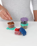 Sistema Knick Knack Mini Containers Reusable Food Storage Box 62ml - Set of 4