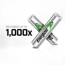 Energizer - AAA Rechargeable Power Plus Batteries 700mAh Pack of 4