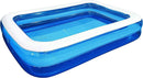Large Rectangular Outdoor Inflatable Swimming Paddling Pool (200 x 150 x 50cm)