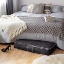 Compactor Black Extra Flat Underbed Storage Case Anti-Dust W45xL95xH18cm