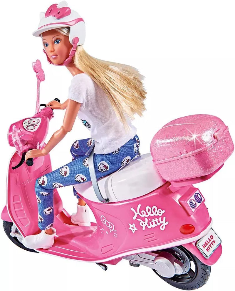 Simba 109283024 Hello Kitty Steffi Love Scooter With 29cm Doll