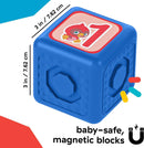 Baby Einstein Connectables 11pc Set STEAM Magnetic Blocks Submarine & Plane Toy