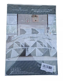 GC GAVENO CAVAILIA Metalic Marble Duvet Cover Reversible Triangle Bedding DOUBLE