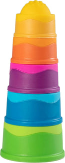 Fat Brain Toys Dimpl Stack Baby Sensory Toy 6m+ Developmental Stacking