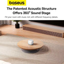 Baseus AeQur V2 Portable Bluetooth Speaker 360 Sound 30H Playtime - White