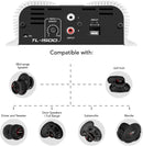 Taramps TL1500 2-Channel Car Amplifier 200W Mono 95Wx2 RMS 2 Ohm Stereo Amp