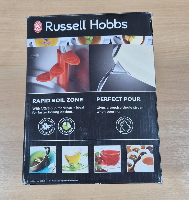 Russell Hobbs 20415-70 Cream Kettle 1.7L 2400W Stainless Steel Colours+ EU PLUG