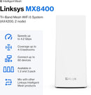 Linksys Velop MX8400 WiFi 6 Mesh System 2-Pack Tri-Band AX Whole Home Router