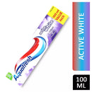 Aquafresh Active White Toothpaste Teeth Whitening Paste 100ml - Multipack