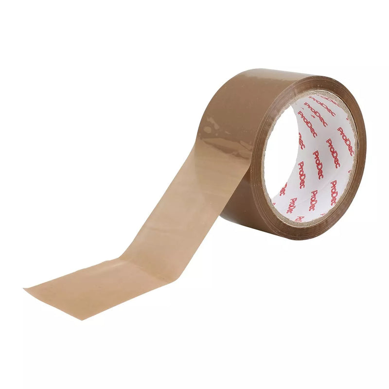 ProDec 2"x50m Strong Brown Packing Packaging Tape for Parcels & Boxes Heavy Duty