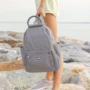 Baggallini Women's All Day Backpack Bag With RFID Phone Wristlet - Stone