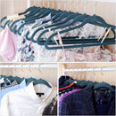 Lightweight, Flexible & Durable Non Slip Velvet Hangers For Clothes - 30 Pack