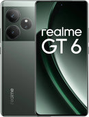 Realme GT6 Smartphone 12GB+256GB 5G Dual SIM Unlocked Phone, Green - EU Version
