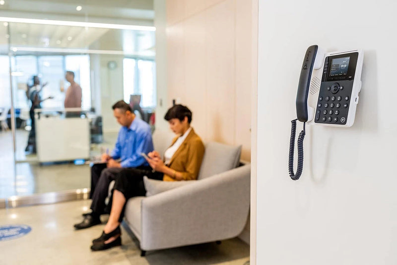 POLY Edge E100 IP Phone and PoE-enabled IP Phone Black Wired handset IPS 7.11