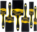 6 Piece Professional High Quality Paint Brushes, Black Painters Paint Brush