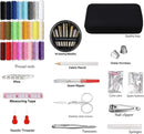 KECASUDE Sewing Kit 24-Colour Thread Set – Travel, Emergency, Beginners Gift