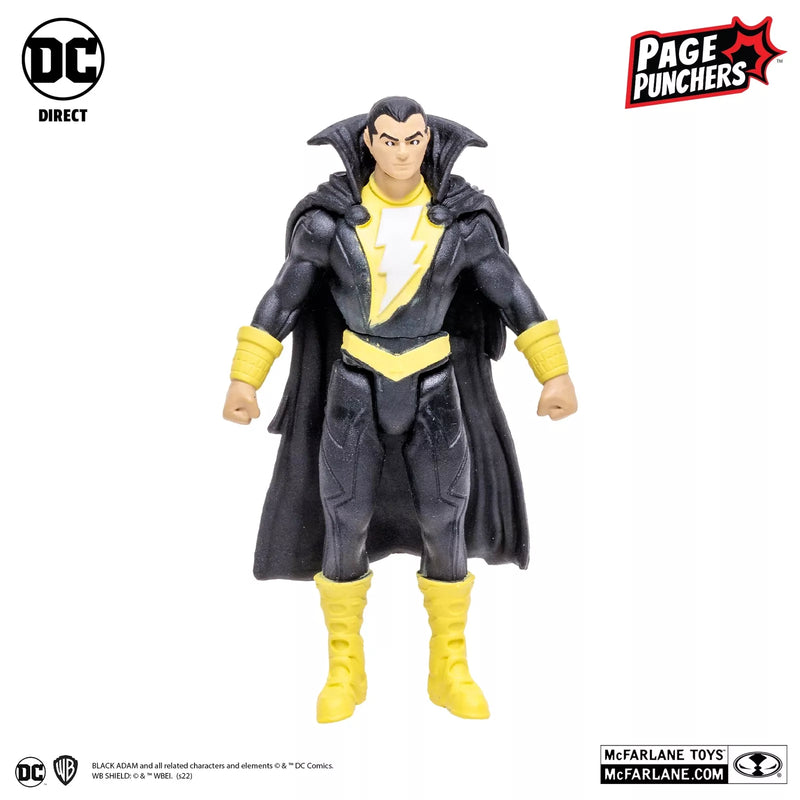 Mcfarlane Toys DC Page Punchers Black Adam 3" Action Figure With Comic Book