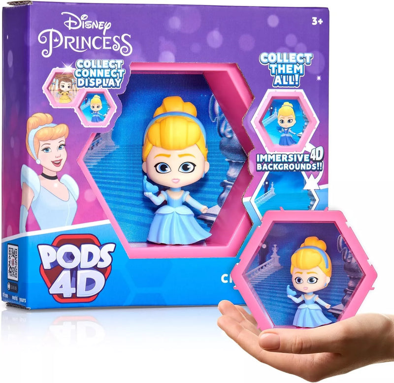 WOW! PODS - 4D Disney Cinderella Connectable Collectable Bobble-Head Figure S1