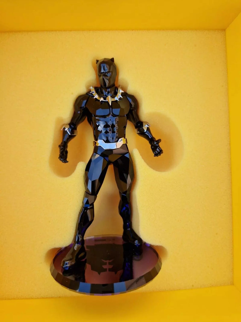 Swarovski Marvels Black Panther Collectible Black Crystal 14cm Figurine 5645683