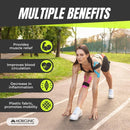 Mobiclinic Kinesiology Tape 12 Rolls Black 5m x 5cm Sports Muscle Support